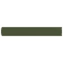 VidaXL Obrzeża trawnikowe 50 szt. Oliwkowo-zielone 15x103 cm