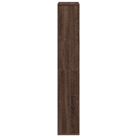 VidaXL Regał, brązowy dąb, 60x20x120,5 cm, materiał drewnopochodny
