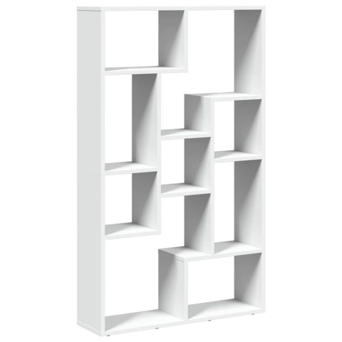 VidaXL Regał na książki, biały, 72x20x120,5 cm, materiał drewnopochodny