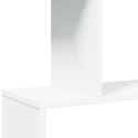 VidaXL Regał na książki z 4 poziomami, biały, 70x24x129 cm, drewno konstrukcyjne