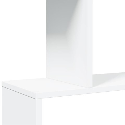 VidaXL Regał na książki z 5 poziomami, biały, 70x24x161 cm, drewno konstrukcyjne