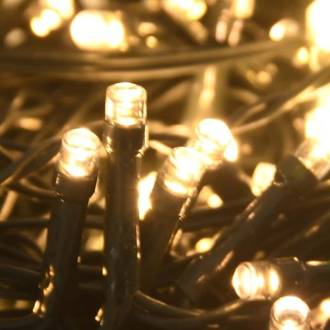 VidaXL 60-cz. zestaw bombek na choinkę ze szpicem 150 LED różowe złoto