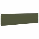 VidaXL Obrzeża trawnikowe 20 szt. Oliwkowo-zielone 25x103 cm