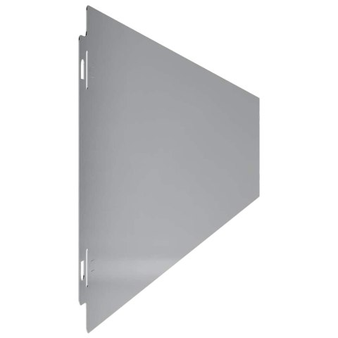 VidaXL Obrzeża trawnikowe 50 szt. 15x103 cm Stal ocynkowana