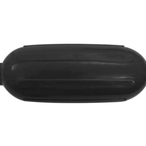 VidaXL Odbojnice do łodzi, 4 szt., czarne, 41x11,5 cm, PVC