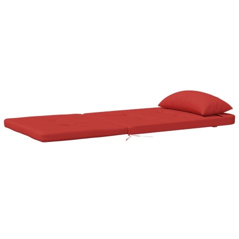 VidaXL Poduszki na krzesła Adirondack, 2 szt, czerwone, tkanina Oxford