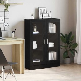 VidaXL Szafka, czarny dąb, 82,5x30,5x115 cm, materiał drewnopochodny