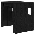 VidaXL Stół jadalniany 180 x 85 x 75 cm Drewno inżynieryjne Czarny dąb