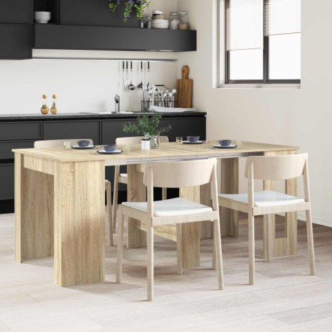 VidaXL Stół jadalniany 180 x 85 x 75 cm Drewno inżynieryjne dąb Sonoma