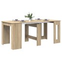 VidaXL Stół jadalniany 180 x 85 x 75 cm Drewno inżynieryjne dąb Sonoma