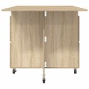 VidaXL Stół jadalniany 2 pcs 140 x 80 x 77 cm Drewno inżynieryjne