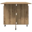 VidaXL Stół jadalniany 2 pcs 140 x 80 x 77 cm Drewno inżynieryjne