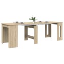 VidaXL Stół jadalniany 240 x 85 x 75 cm Drewno inżynieryjne dąb Sonoma