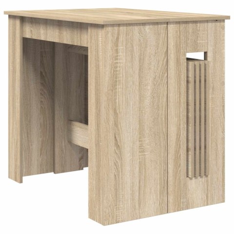 VidaXL Stół jadalniany 240 x 85 x 75 cm Drewno inżynieryjne dąb Sonoma