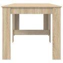 VidaXL Stół jadalniany 240 x 85 x 75 cm Drewno inżynieryjne dąb Sonoma