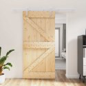 DRZWI PRZESUWNE NATURALNE I BIAŁE 100X210CM