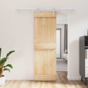 DRZWI PRZESUWNE NATURALNE I BIAŁE 70X210CM