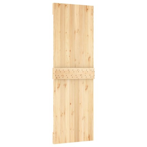 DRZWI PRZESUWNE NATURALNE I BIAŁE 70X210CM