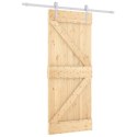 DRZWI PRZESUWNE NATURALNE I BIAŁE 85X210CM