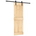 DRZWI PRZESUWNE NATURALNY I CZARNY 70X210CM