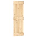 DRZWI PRZESUWNE NATURALNY I CZARNY 70X210CM