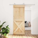 DRZWI PRZESUWNE NATURALNE I BIAŁE 80X210CM
