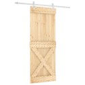 DRZWI PRZESUWNE NATURALNE I BIAŁE 80X210CM