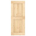 DRZWI PRZESUWNE NATURALNE I BIAŁE 85X210CM