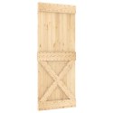 DRZWI PRZESUWNE NATURALNE I BIAŁE 85X210CM
