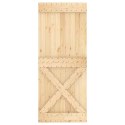 DRZWI PRZESUWNE NATURALNE I BIAŁE 85X210CM