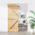 DRZWI PRZESUWNE NATURALNE I BIAŁE 85X210CM