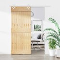 DRZWI PRZESUWNE NATURALNE I BIAŁE 90X210CM