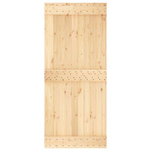 DRZWI PRZESUWNE NATURALNE I BIAŁE 90X210CM