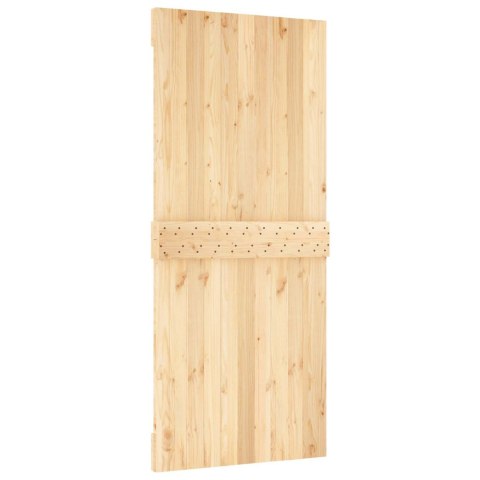 DRZWI PRZESUWNE NATURALNE I BIAŁE 90X210CM