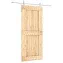 DRZWI PRZESUWNE NATURALNE I BIAŁE 90X210CM