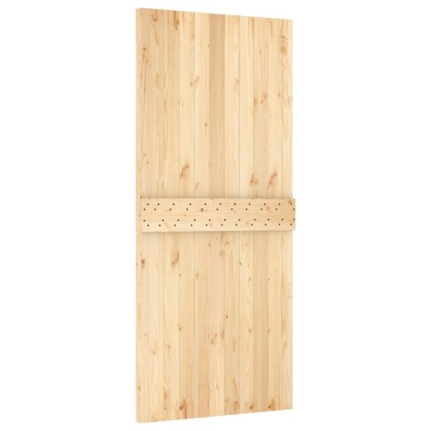 DRZWI PRZESUWNE NATURALNE I BIAŁE 90X210CM