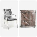 VidaXL Arkusz przeciwkurzowy 6 pcs przezroczysty 400 x 500 cm HDPE