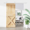 DRZWI PRZESUWNE NATURALNE I BIAŁE 80X210CM