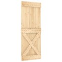 DRZWI PRZESUWNE NATURALNE I BIAŁE 80X210CM