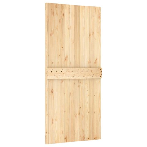 DRZWI PRZESUWNE NATURALNE I BIAŁE 95X210CM