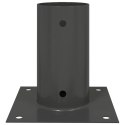 VidaXL Okrągły kotwicy gruntowej 12 pcs antracytowy 15 x 15 x 15 cm