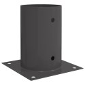 VidaXL Okrągły kotwicy gruntowej 12 pcs antracytowy 15 x 15 x 15 cm