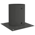 VidaXL Okrągły kotwicy gruntowej 12 pcs antracytowy 18 x 18 x 15 cm