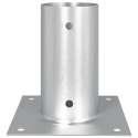VidaXL Okrągły kotwicy gruntowej 12 pcs srebrny 15 x 15 x 15 cm Metal