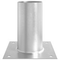 VidaXL Okrągły kotwicy gruntowej 12 pcs srebrny 15 x 15 x 15 cm Metal
