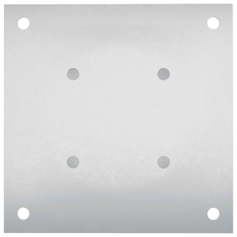 VidaXL Okrągły kotwicy gruntowej 12 pcs srebrny 18 x 18 x 15 cm Metal