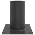 VidaXL Okrągły kotwicy gruntowej 4 pcs antracytowy 15 x 15 x 15 cm