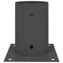 VidaXL Okrągły kotwicy gruntowej 4 pcs antracytowy 15 x 15 x 15 cm