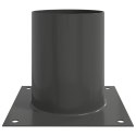 VidaXL Okrągły kotwicy gruntowej 4 pcs antracytowy 18 x 18 x 15 cm