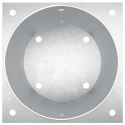 VidaXL Okrągły kotwicy gruntowej 4 pcs srebrny 18 x 18 x 15 cm Metal
